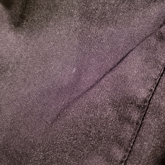 Tribal Navy Blue Bootleg Split Hem Pull On Dress Pants - Picture 9 of 10